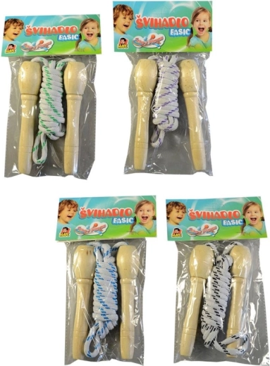 Wooden skipping rope 2.27 m