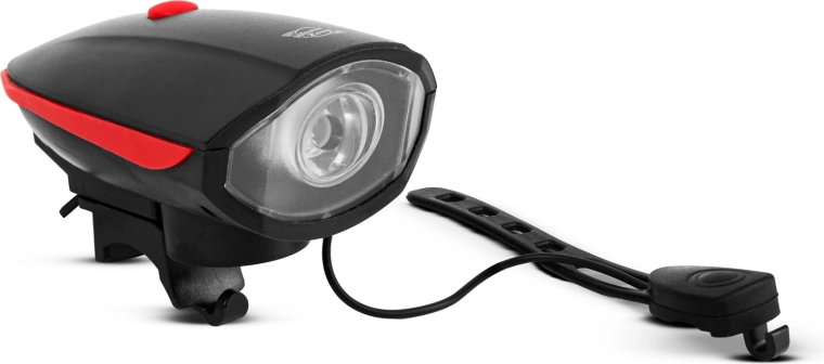 Велосипедна светлина с електрически клаксон XPE LED 400 lm IP55