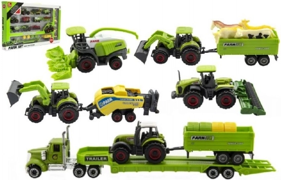 Земеделски машини с животни - комплект ферма