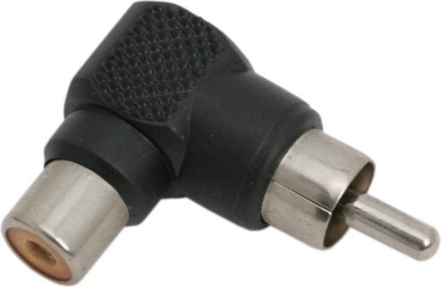 90° RCA Coupler, Black