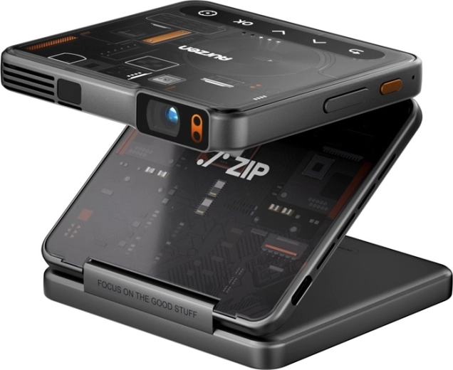 Aurzen ZIP Cyber edition трикратно сгъваем джобен DLP проектор