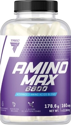 Trec Amino Max 6800 – аминокиселини в капсули (160 капсули)