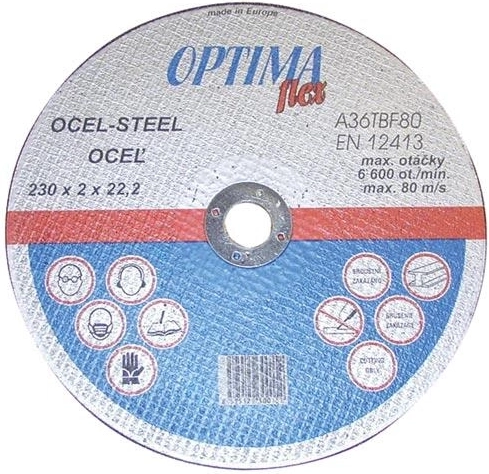 Режещ диск за стомана 230 × 2,0 × 22,2 мм