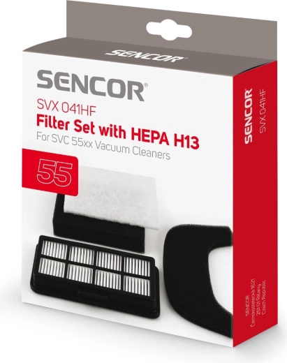 Комплект филтри Sencor за прахосмукачки SVC 55x