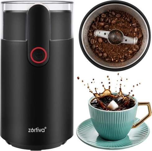 Electric Coffee, Nut and Spice Grinder Zortiva