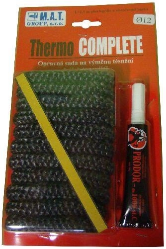 THERMOKOMPLET insulating sealing cord 12 mm with adhesive set, 2.5 m