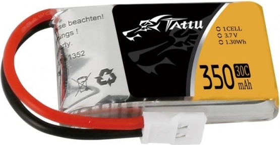 Tattu LiPo батерия 350 mAh 3,7 V 30C 1S с конектор Molex