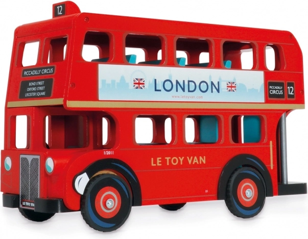 Дървен двуетажен автобус Le Toy Van London