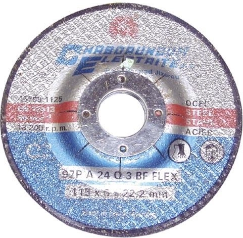 Режещ диск за стомана и неръждаема стомана 125 × 1,6 × 22,2 mm