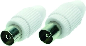 Solight straight antenna COAX connectors (connector + socket)