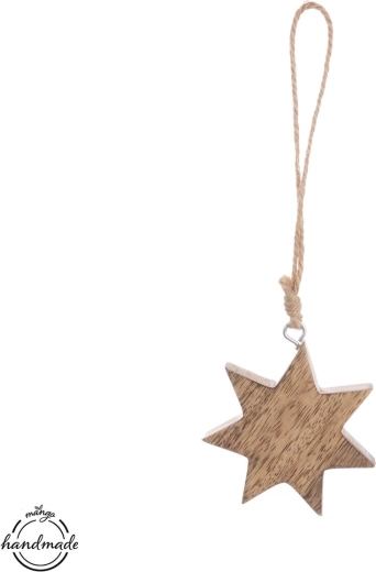 Hanging Wooden Star Mango