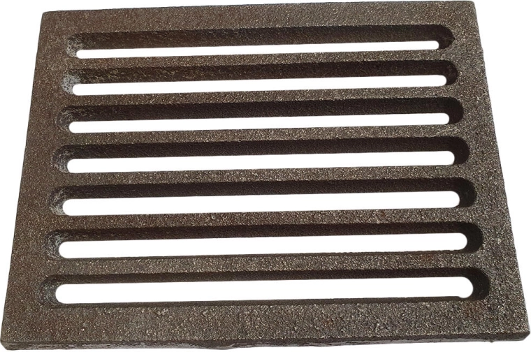 Flat cast iron grate 220 × 160 mm