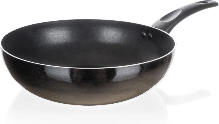 Уок тиган 28 см с незалепващо покритие CUISINO BLACK