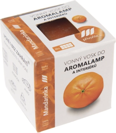 Scented wax melts for an aroma lamp – mandarin, 8 pcs, 30 g