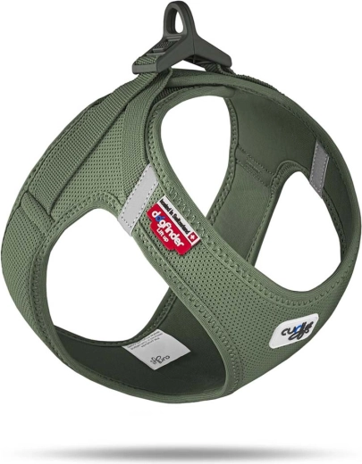 Curli Air-Mesh dog harness with buckle moss 3XS (1.5–3 kg)