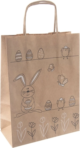 Paper gift bag – bunny 18 × 8 × 24 cm