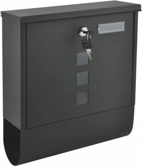 Стоманена пощенска кутия антрацит с заключване