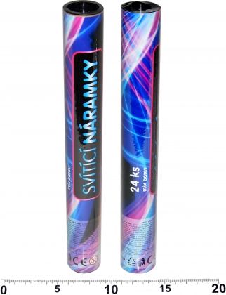 Светещи гривни – комплект 24 бр. в туба