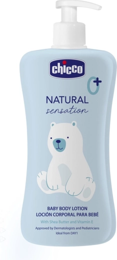 Chicco Natural Sensation лосион за тяло с масло от ший и витамин E 150 мл