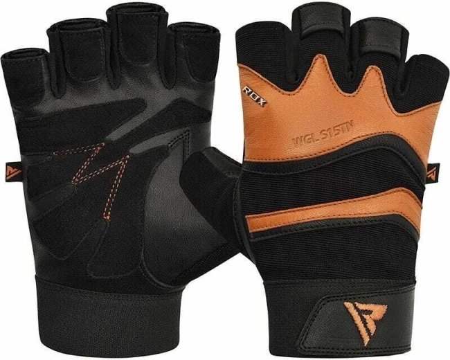 RDX S15 Leather Training Gloves, Brown, Size XXL