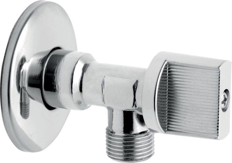 Angle valve without filter 1/2 x 3/8, chrome