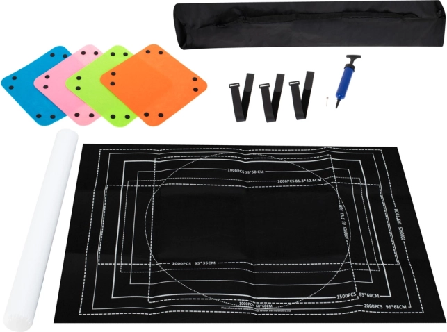 Филцова подложка за пъзели 500–2000 части с надуваема тръба