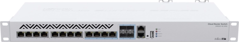 Cloud router switch с 8× 10GbE и 4× combo порта