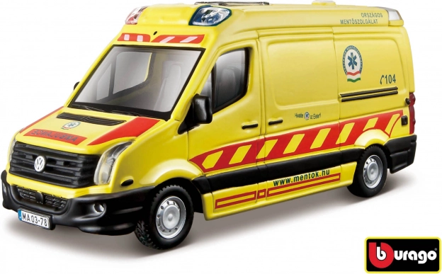 Bburago спасителна линейка Volkswagen Crafter 1:50