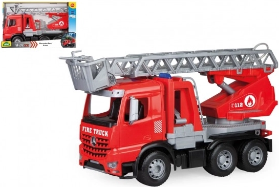 Пожарна кола MERCEDES-BENZ Arocs с стълба и водно оръдие