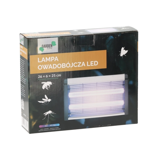 LED уловител за насекоми 26 × 6 × 25 см, 4 W