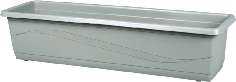 Lobelia Modern Planter Box 60 cm – light green plastic flower pot