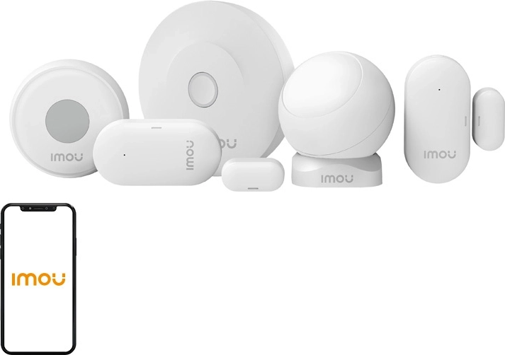 Imou smart alarm system kit with Zigbee gateway and sensors