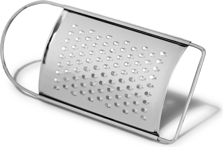 Stainless steel flat mini fine grater