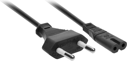 Захранващ кабел Solight 2-pin (осмица) 230 V, 2,5 A, 2 м