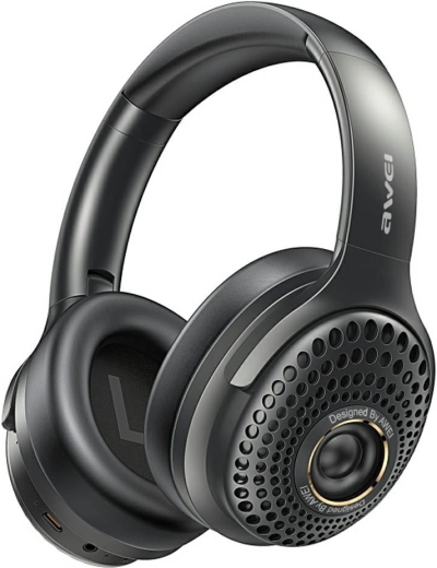 AWEI AT30 Over-Ear Wireless Headphones Bluetooth 6.0 Black