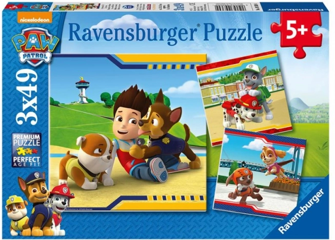Пъзел Ravensburger Paw Patrol Best Friends 3×49 части