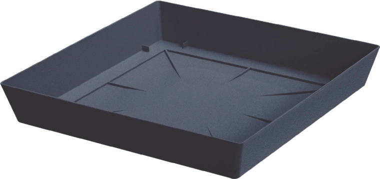 Подложка за саксия LOFLY SQUARE 20 × 20 см антрацит