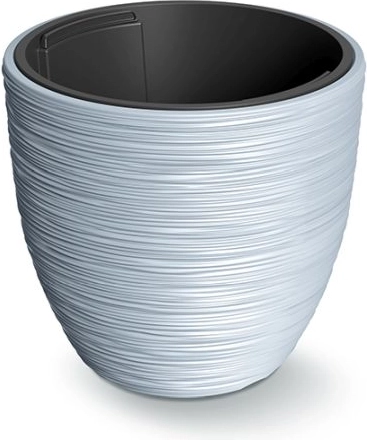 Furu Planter with Insert 35 cm Light Grey