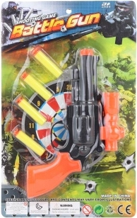 Пистолет за пяна с куршуми за деца