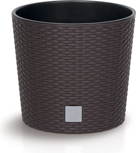 Flower Pot with Inner Insert Rato Round 30 cm umbra