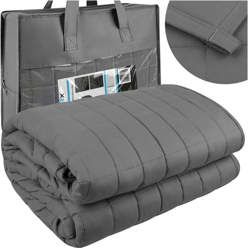 Weighted blanket Isomedix 200 × 150 cm, 8 kg (grey)