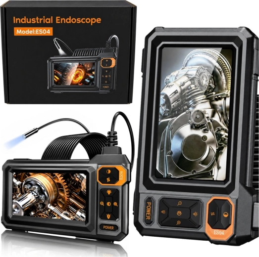 Инспекционна ендоскопска камера с LCD 4,3" и 8 LED (IP67)