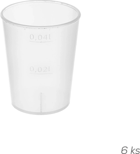 Plastic UH Liquid Measuring Cup 50 ml (6 pcs)