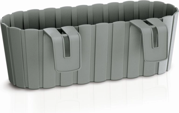 Hanging Planter BOARDEE HOOK stone grey 4.9 l