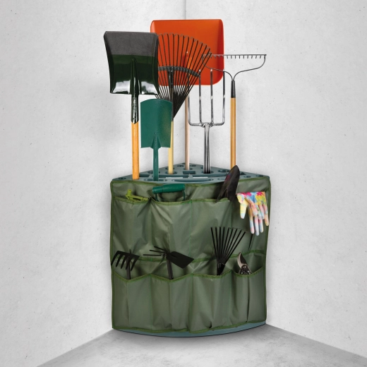 Corner Plastic Organizer for Garden Tools