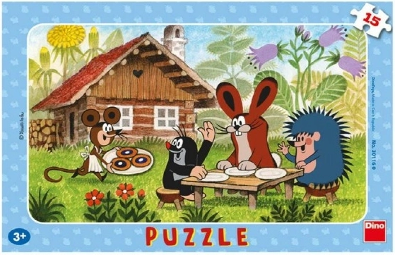 Dino Puzzle Къртичко на гости