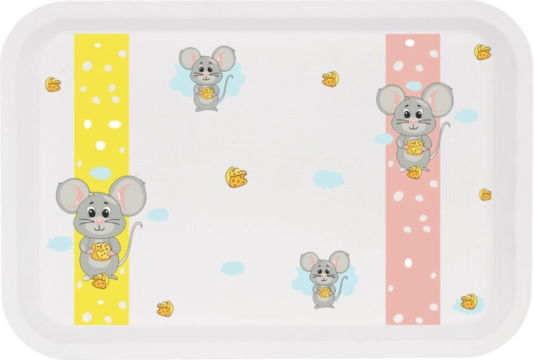Children's plastic tray Toya Mouse 30.5 × 21 cm