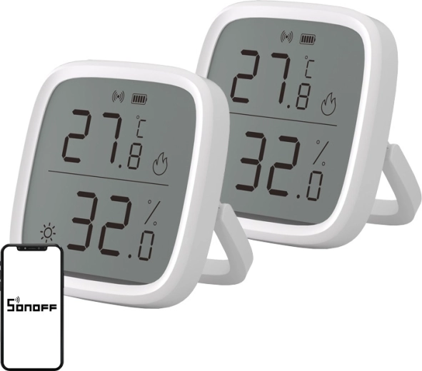 Sonoff ZigBee SNZB-02D сензор за температура и влажност (2 бр.)