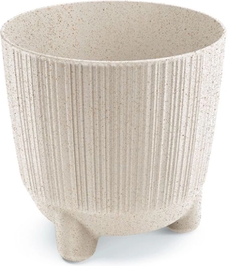 Саксия Ryfo N Eco Wood 14,5 см бяла