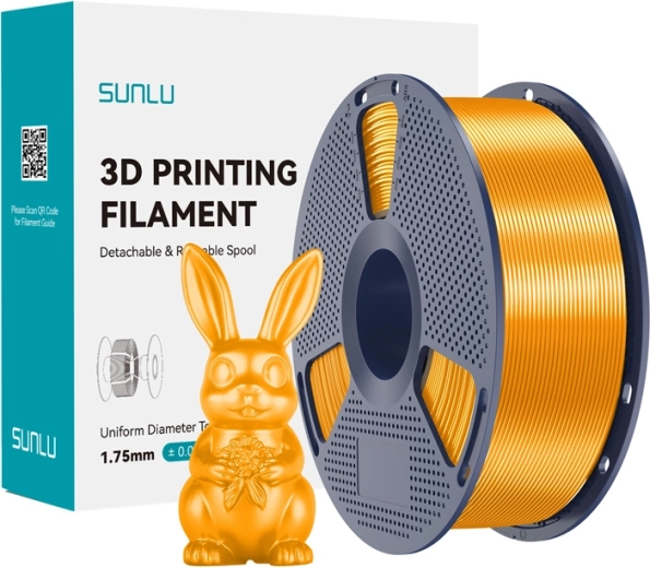 Филамент Sunlu PLA+ silk месингов